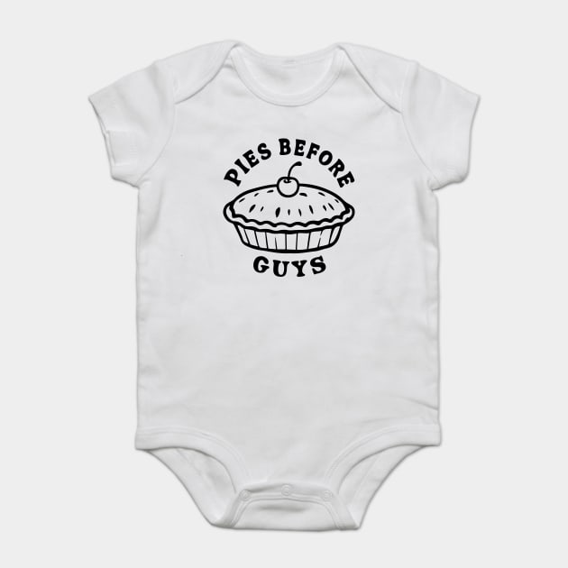 Pies before guys Baby Bodysuit by CreativeSage